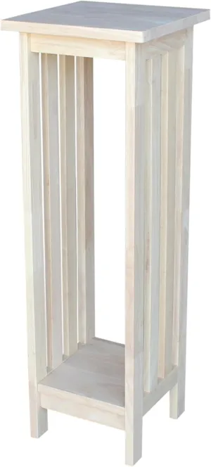 IC International Concepts Solid Wood Mission Plant Stand - 36"