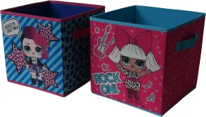 Idea Nuova LOL Surprise Set of 2 Durable Storage Cubes with Handles