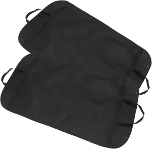 IMIKEYA 2pcs Dark Blue Non Woven Suit Storage Bag with Zipper Portable Hanging Dress Cover for Formal Attire Dustproof Garment Pouch for Winter Clothing