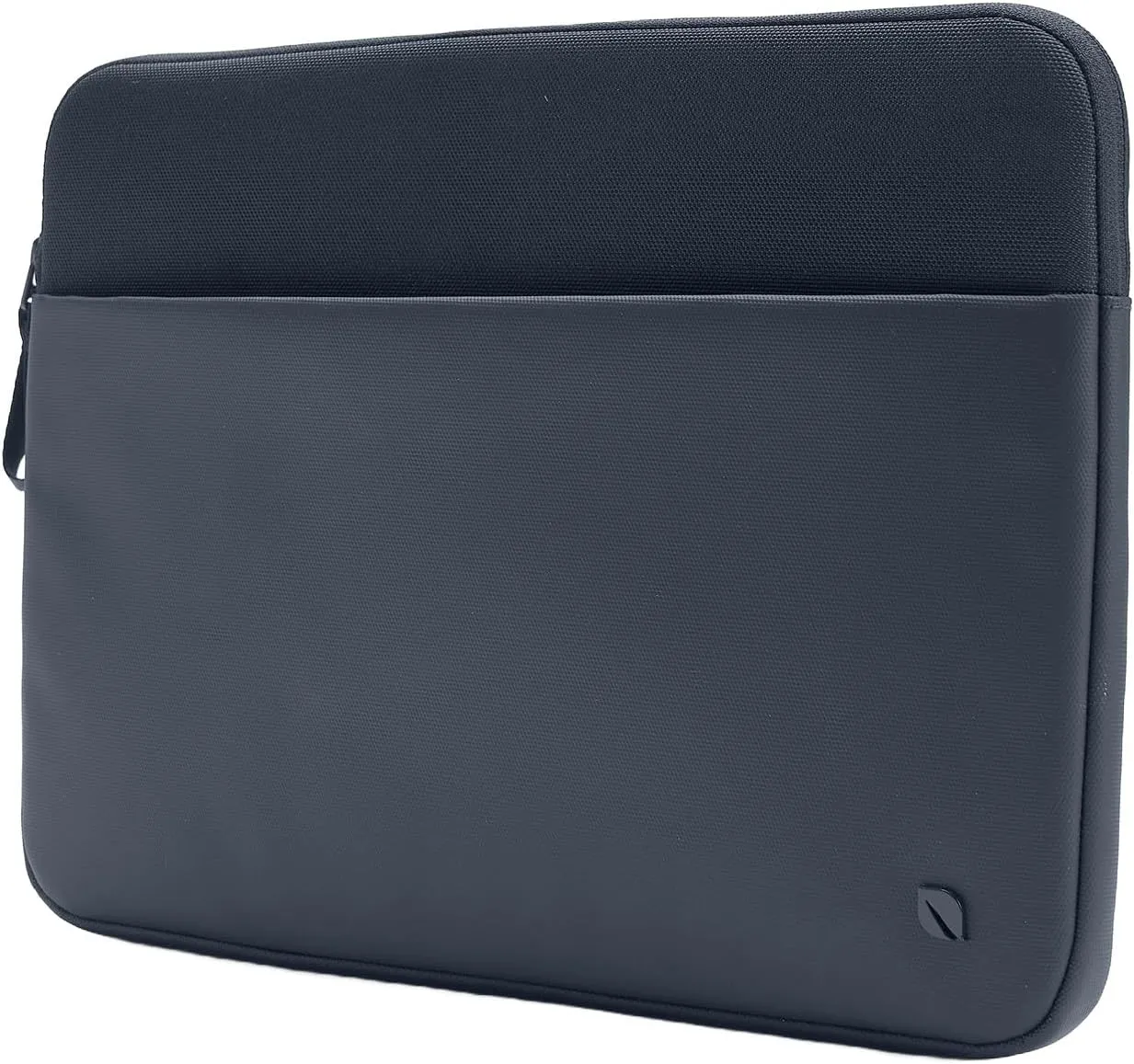 Incase A.R.C. Sleeve with ReSpun 100% Recycled Polyester - MacBook/Laptop & iPad/Tablet Case - Cushioned Faux Fur Lining, External Zippered Slip Pocket (Navy, 16-inch)