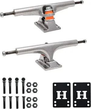 Independent Skateboard Trucks Std Stage11 215 Raw(9.75")   Risers & Hardware Kit