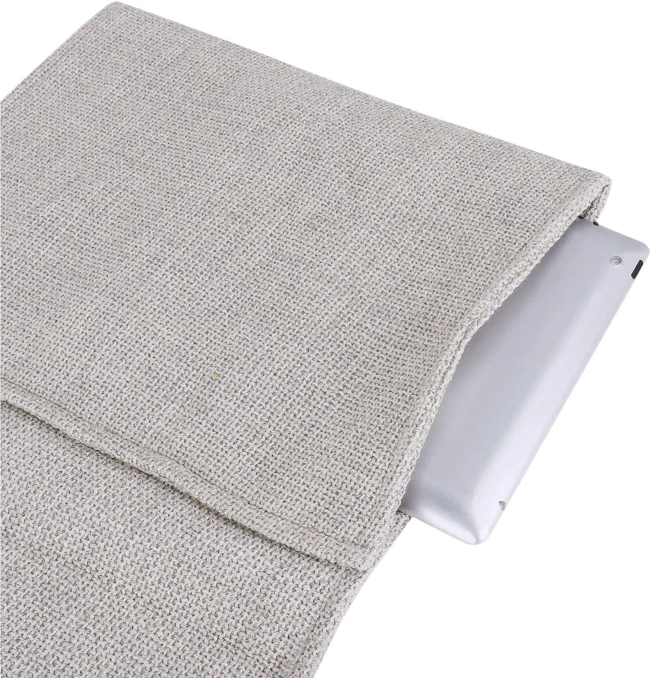 IPENNY Couch Sofa Armrest Organiser Chair TV Remote Holder Bed Storage Pocket Bag for Cellphone Tablet Notepad Book Magazines DVD Eyewears Drinker Snacks Holder Pouch