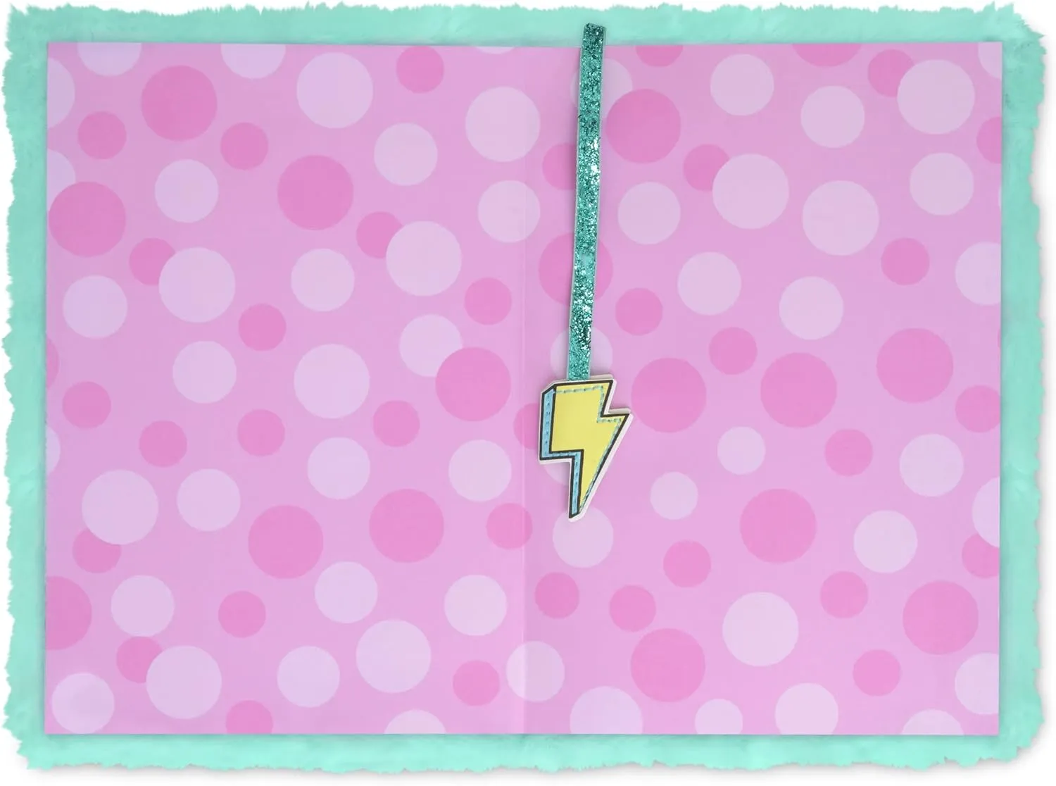 iscream Plush Fur Floating Glitter Book-Bound Lined-Page 8.5" Journal - Gumball Machine