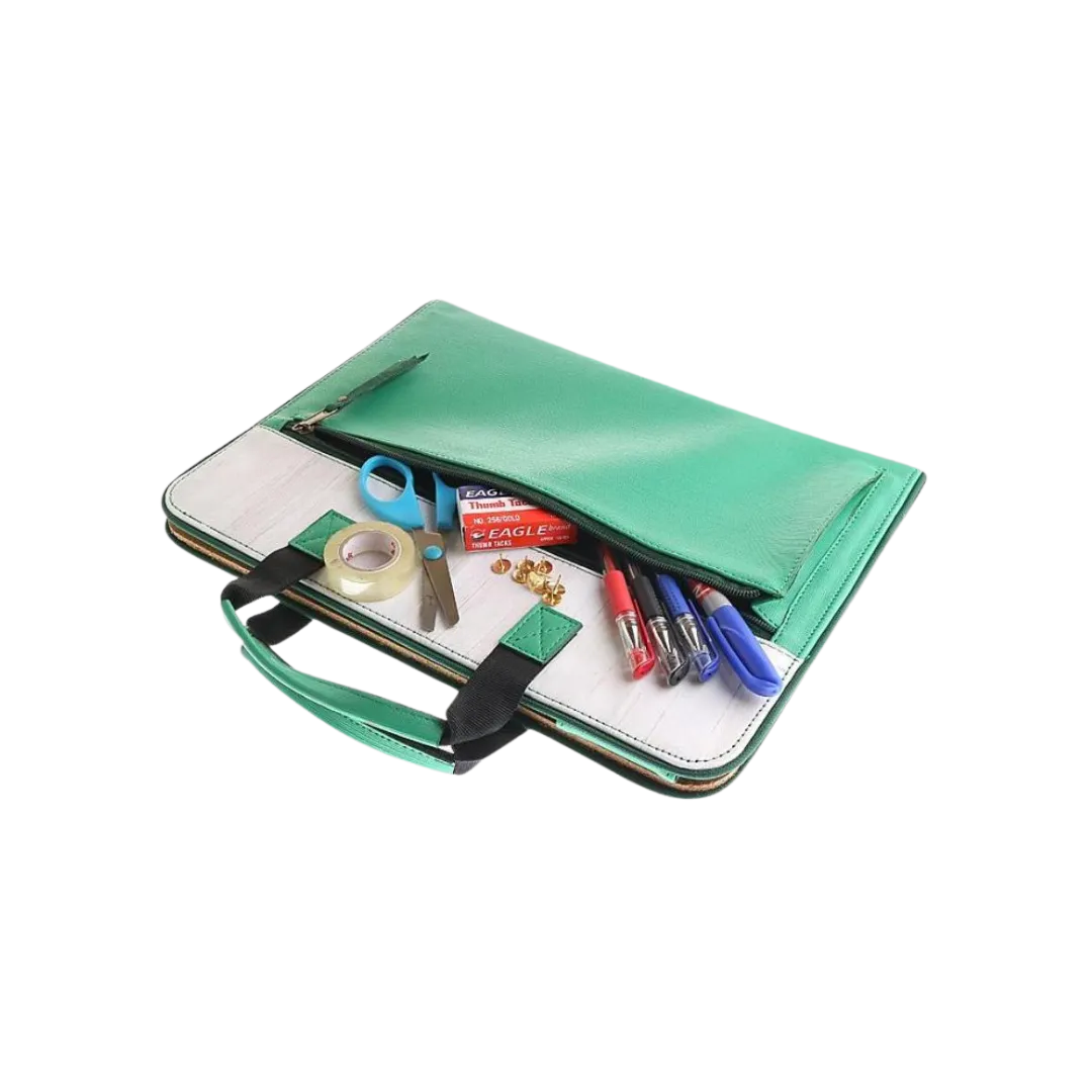 Jacinto and Lirio Alamat Vision Board Monthly Vegan Leather Desk Planner