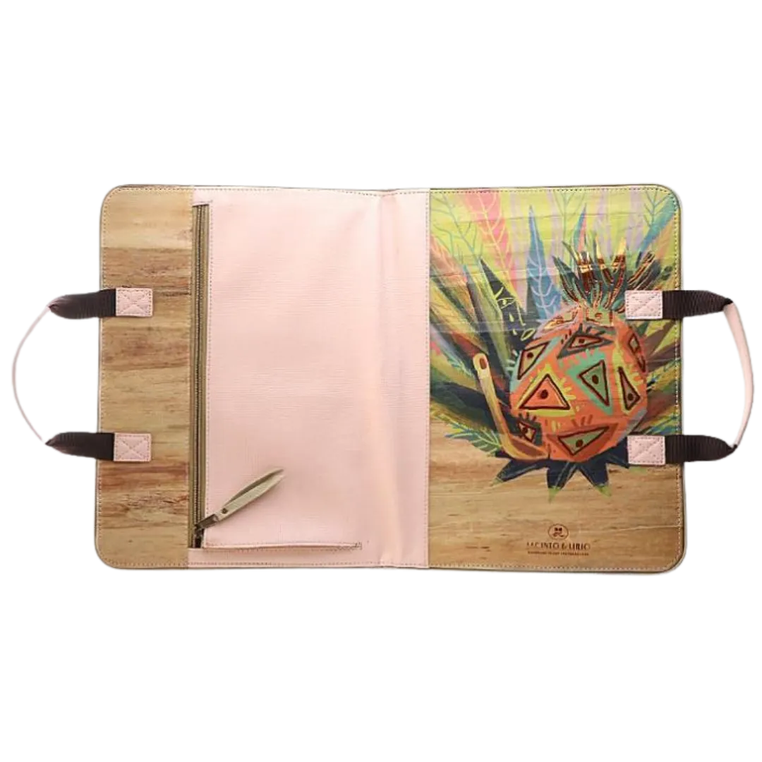 Jacinto and Lirio Alamat Vision Board Monthly Vegan Leather Desk Planner