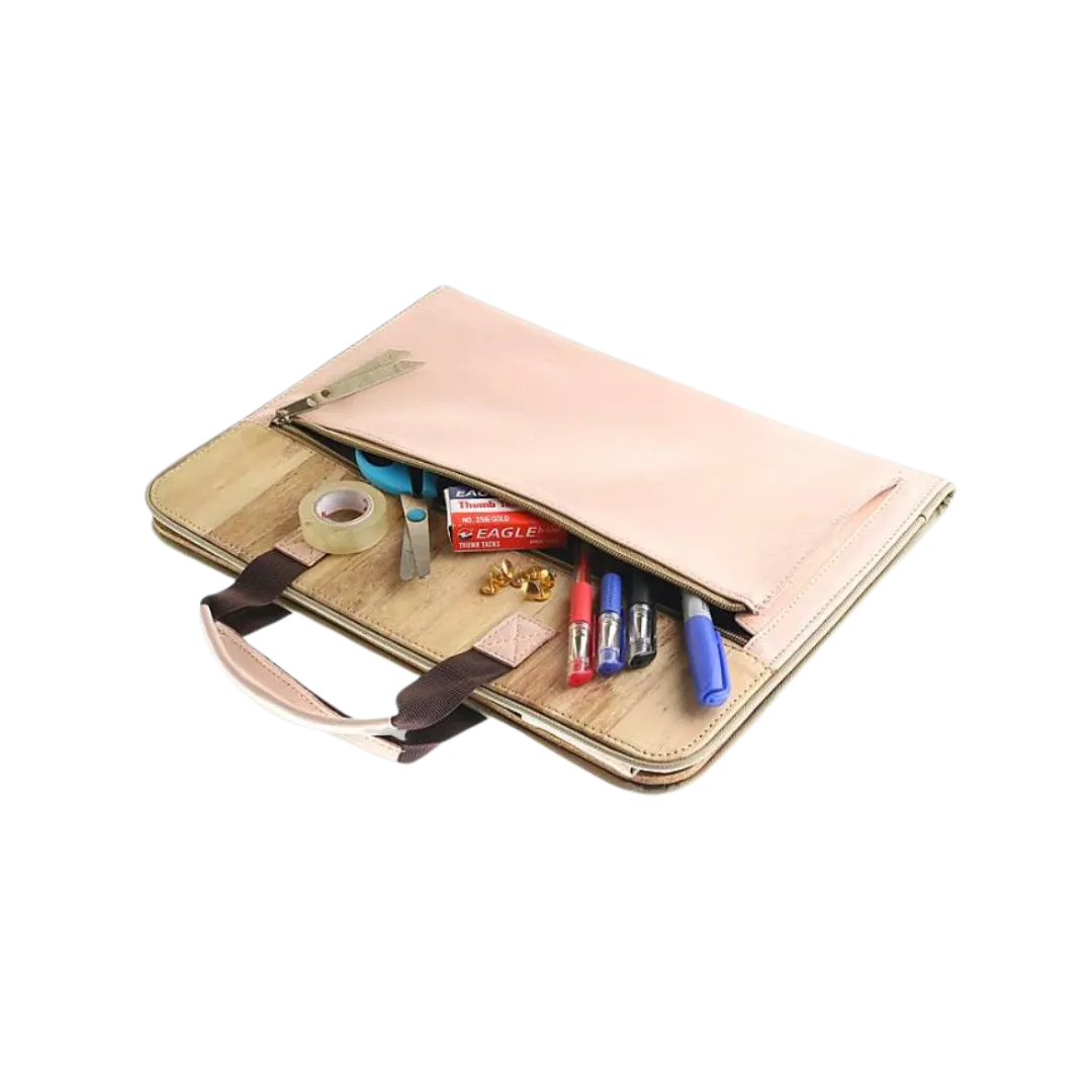 Jacinto and Lirio Alamat Vision Board Monthly Vegan Leather Desk Planner