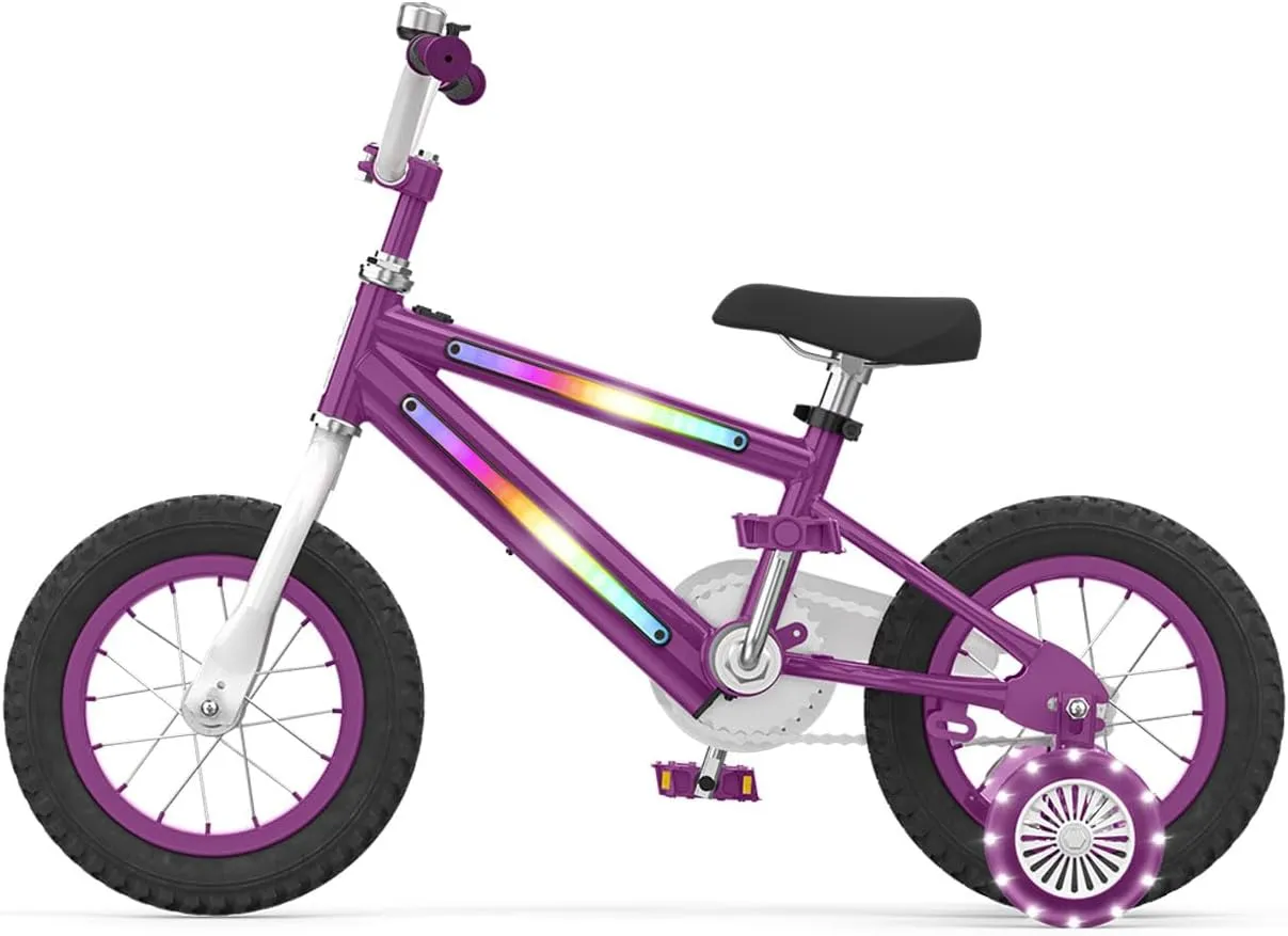 Jetson Light Rider Kids’ Light-up Unisex Bike, LED Light-up Frame, 3 Different Light Modes