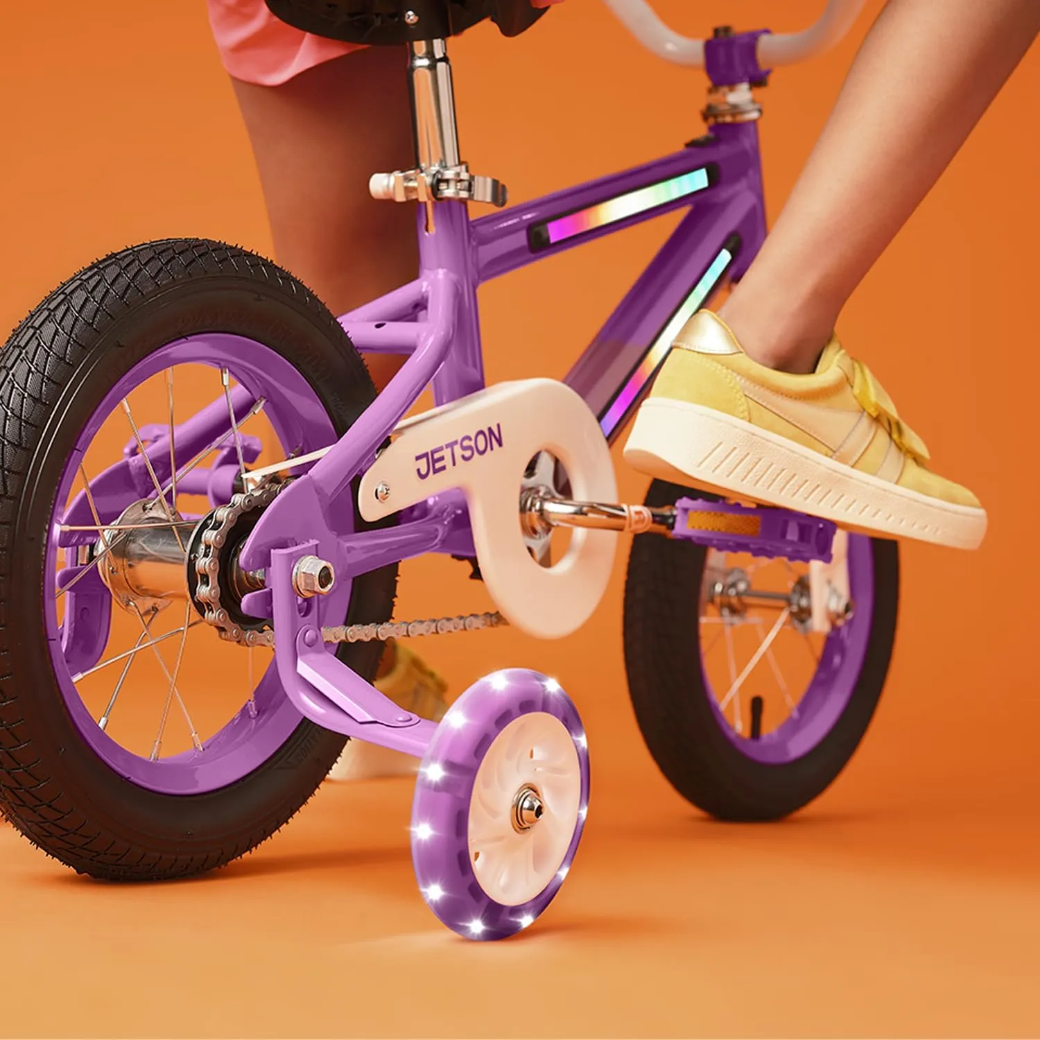 Jetson Light Rider Kids’ Light-up Unisex Bike, LED Light-up Frame, 3 Different Light Modes