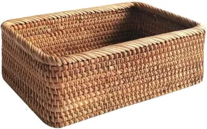 jewelry box Dressing Table Storage Basket Desktop Snack Basket Sundries Storage Basket Bathroom Bedroom Storage Box Storage Basket jewelry case(Size:Small)