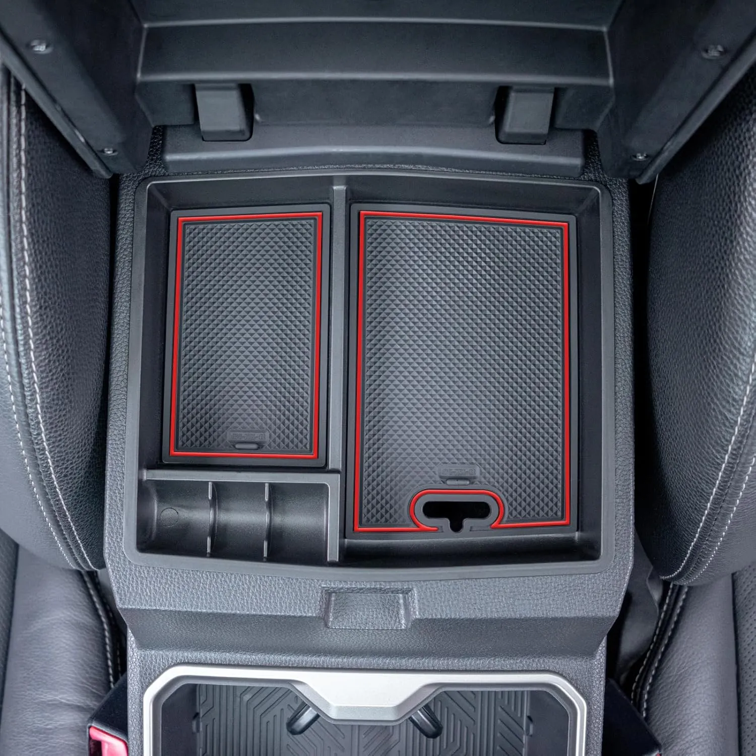 JKCOVER OEM Fit 2024 2025 Tacoma Center Console Organizer Tray Compatible with 2024 2025 Toyota Tacoma(4th Gen) Accessories ABS Plastic Storage Box（Patented Design）