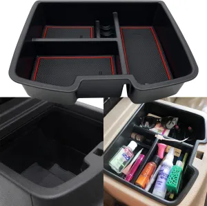 JOJOMARK Center Console Organizer Tray Compatible with 2007-2014 GMC Sierra Chevy Silverado Tahoe Yukon Suburban - Accessories Replaces 19166288