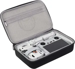 JSVER Carrying Case for DJI Mini 3 Pro/Mini 3 - Hard Shell Travel Storage Case With RC/RC-N1 Remote Controller and Accessories