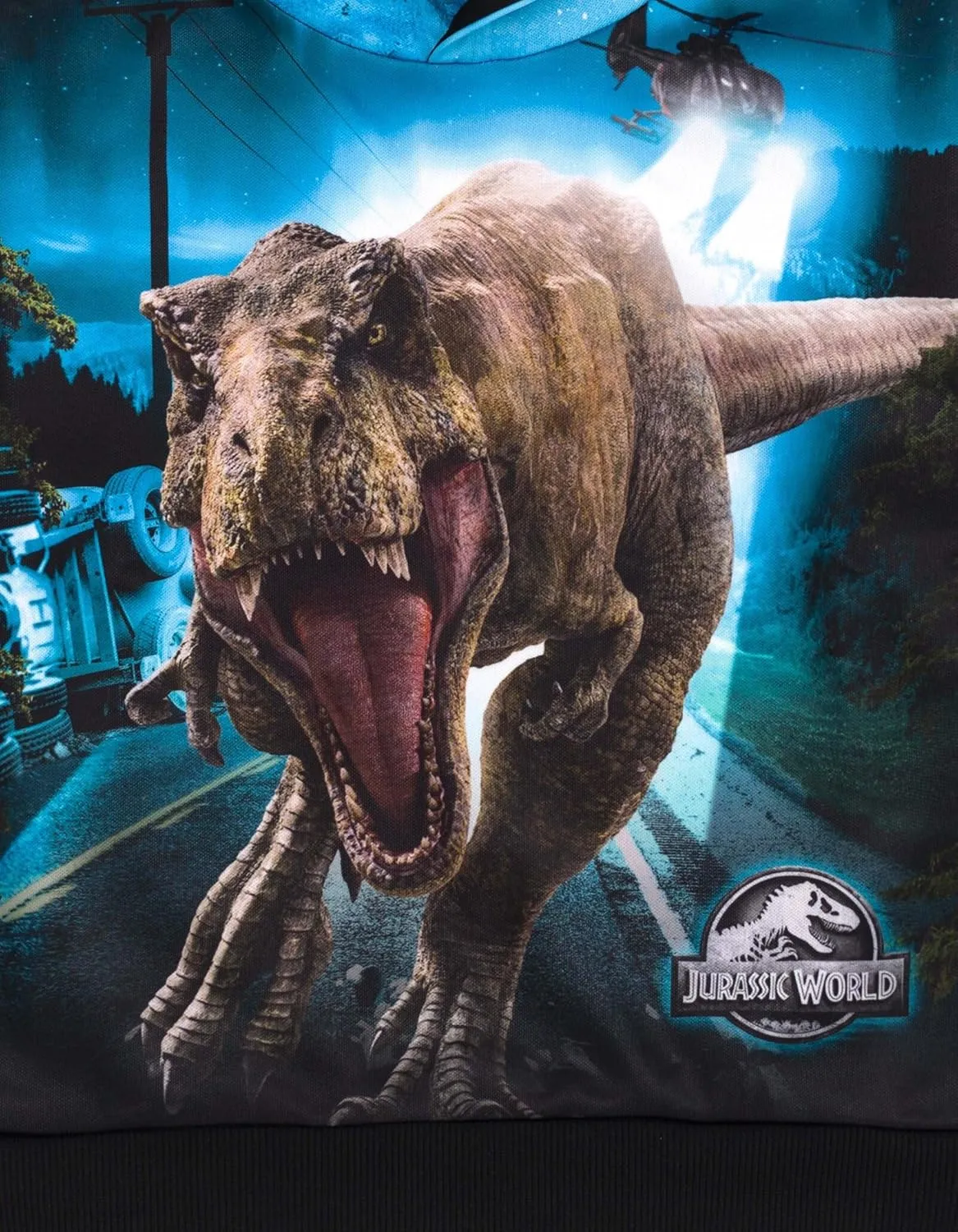 Jurassic World Jurassic Park Blue T-Rex Fleece Pullover Hoodie Little Kid to Big Kid
