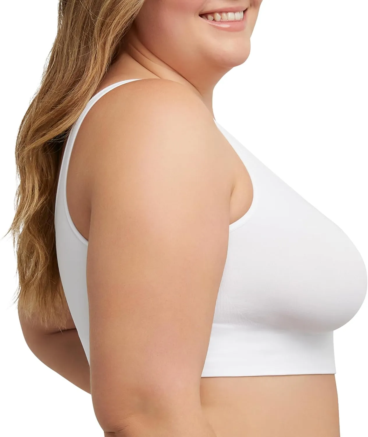 Just My Size Women's Pure Comfort Seamless Bralette