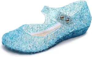 Kawai Peach Girls' Cute Sparkle Sandals Fancy Dress Up Jelly Party Dancing Cosplay Shoes
