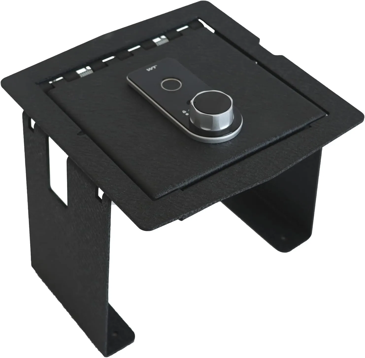 KEREN Center Console Gun Vault Safe Box Compatible with Jeep wrangler JL and Jeep Gladiator Not for sport and Rubicon 2018-2022, with Fingerprint Lock