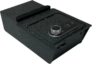 KEREN Center Console Gun Vault Safe Box Compatible with Tesla Model Y 2021-2024 and Model 3 2021-2023, with Fingerprint Lock