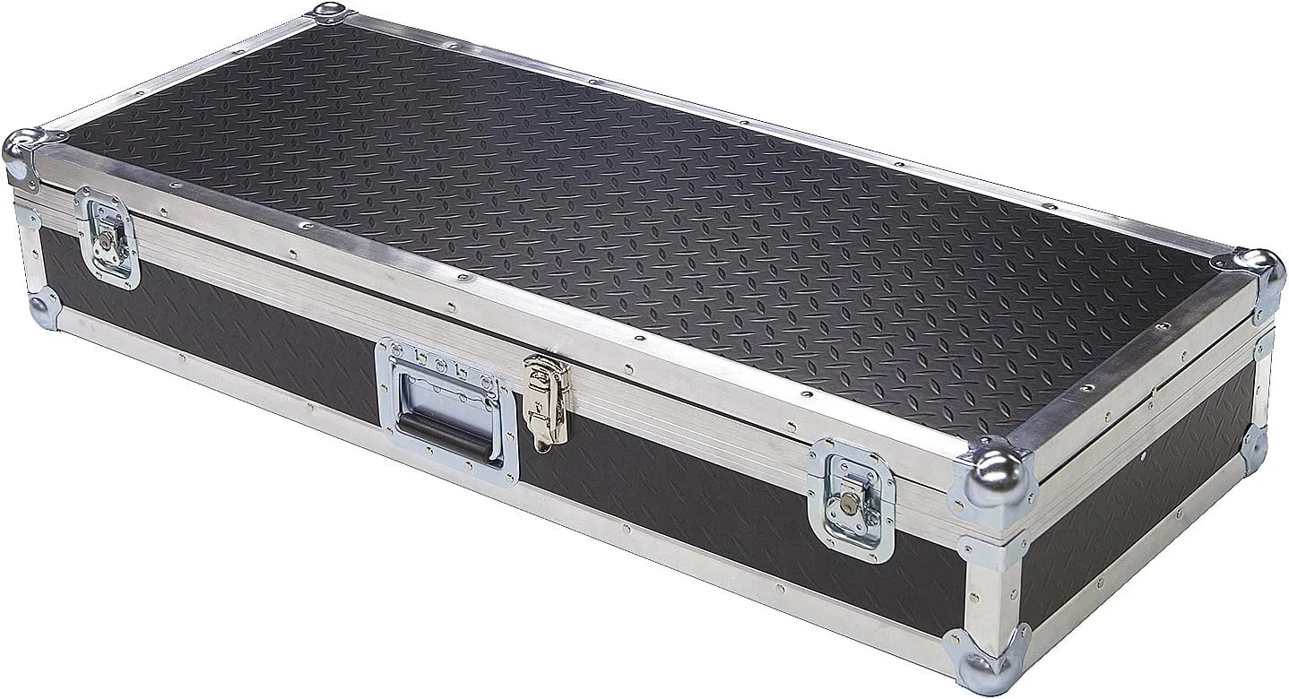 Keyboard 1/4 Ply ATA Light Duty Case with Diamond Plate Laminate Fits Ensoniq Mr61