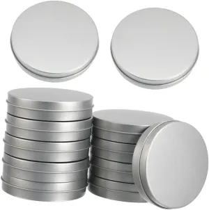 KICHOUSE 12pcs Korean Candy Game Box Round Tin Jars With Lids For DIY Candy Game Sugar Cookie Mold Empty Metal Containers For Candies Cosmetic