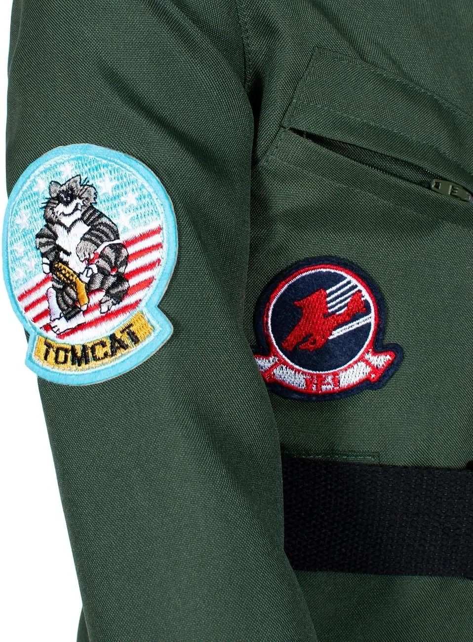 Kids Fighter Pilot Costume - Air Force Flight Suit Roleplay Dress Up with Aviator Accessories for Girls Boys