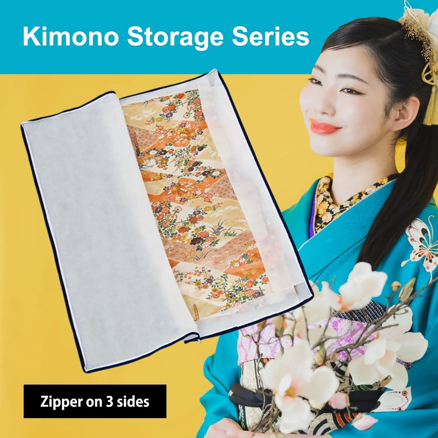 Kimono Storage Series (3-way open kimono bag 15)