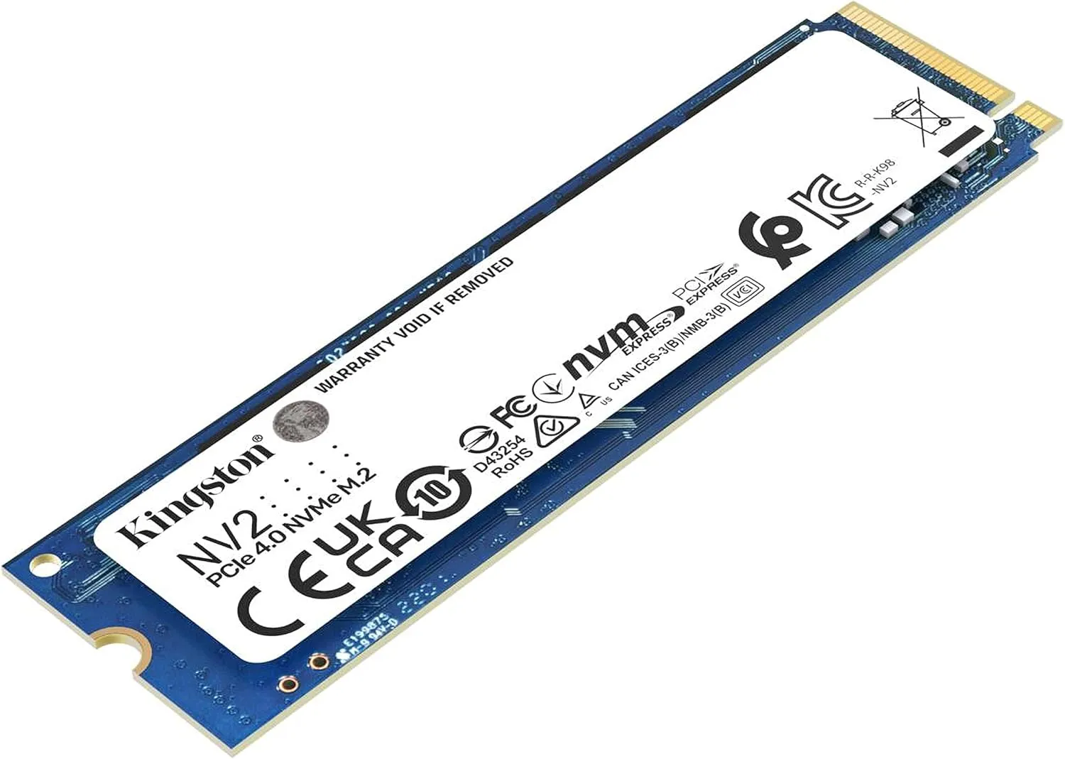 Kingston NV2 1TB M.2 2280 NVMe Internal SSD | PCIe 4.0 Gen 4x4 | Up to 3500 MB/s | SNV2S/1000G
