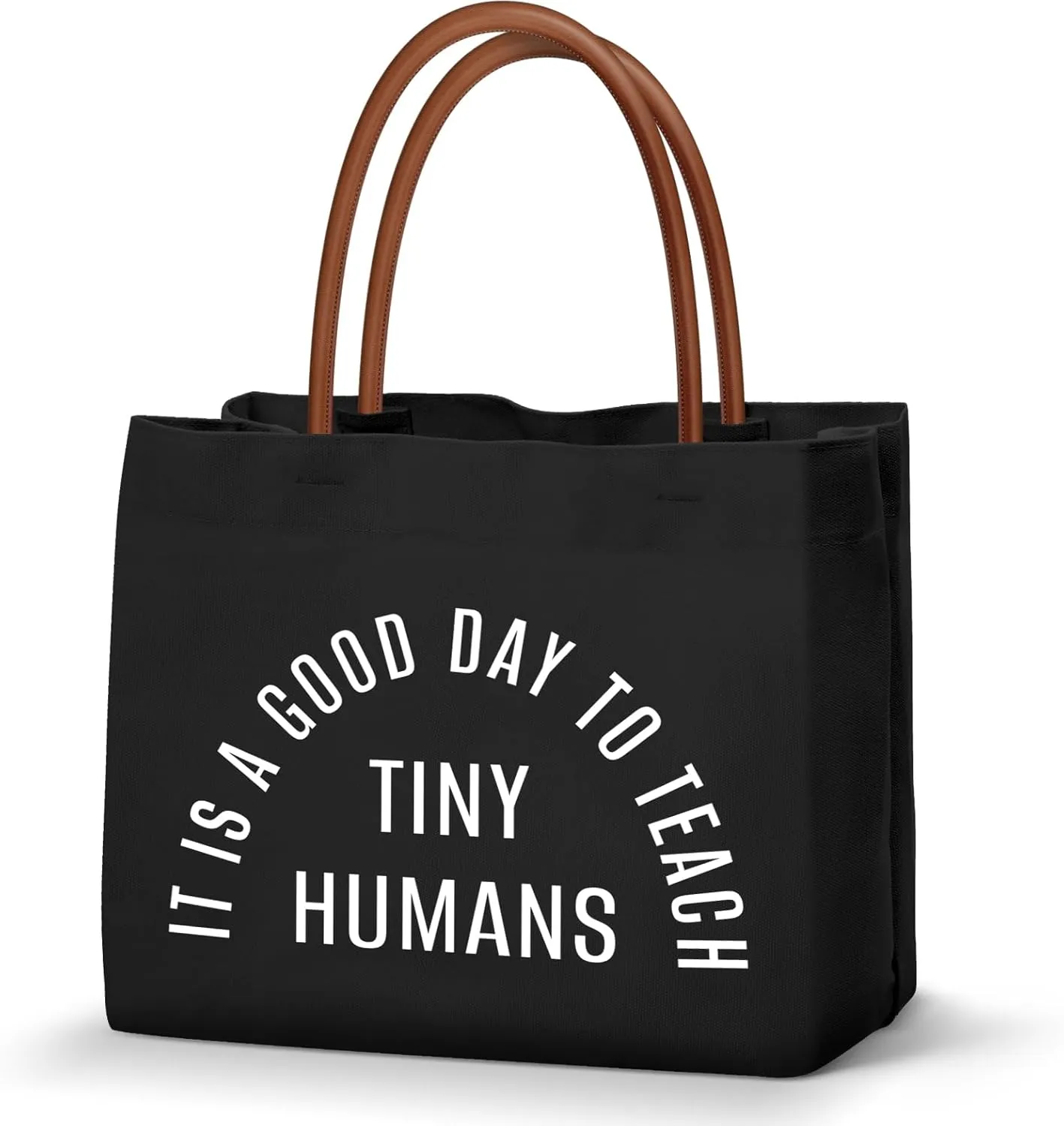 KLL Teacher Gifts Canvas Tote Bags: Teacher Appreciation Gifts, Teacher Christmas Birthday Gifts - Reusable Grocery Bags