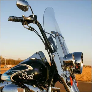 Klock Werks 20" Billboard Flare for H-D 2000-2017 Softail & 2015-2023 Freewheeler Models - Clear