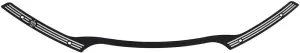 Klock Werks Windshield Trim for 2015-2022 Road Glide (Black Contrast)
