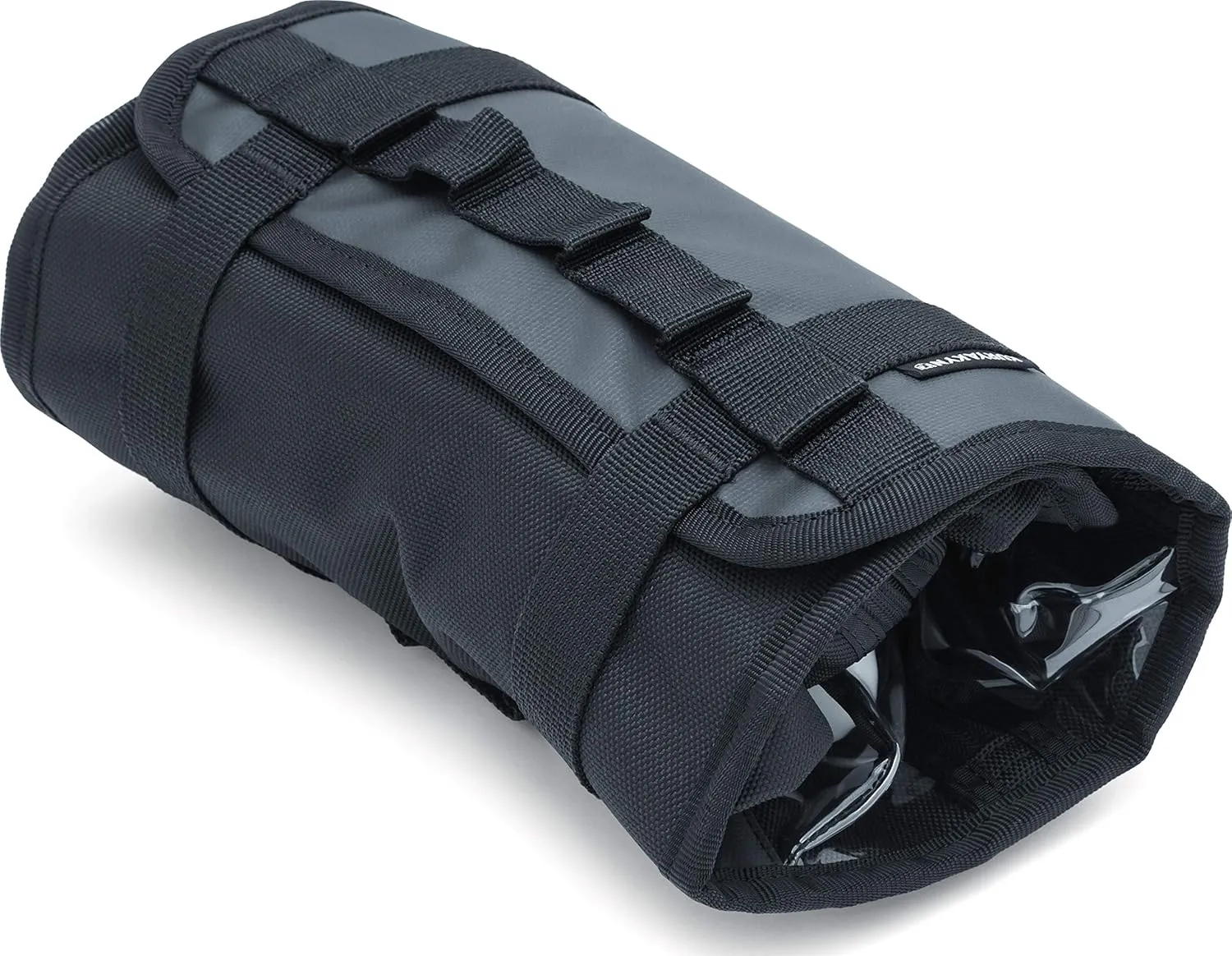 Kuryakyn 5259 Motorcycle Travel Accessory Bag Roll Up Storage Organizer for Luggage, Black