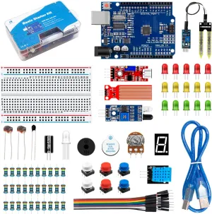LAFVIN Basic Starter Kit with R3 CH340,Breadboard   Retail Box Compatible with Arduino IDE