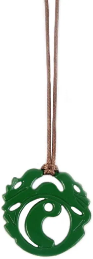 Lara Necklace Croft Green Pendant Fancy Accessories Cosplay Props Xcoser