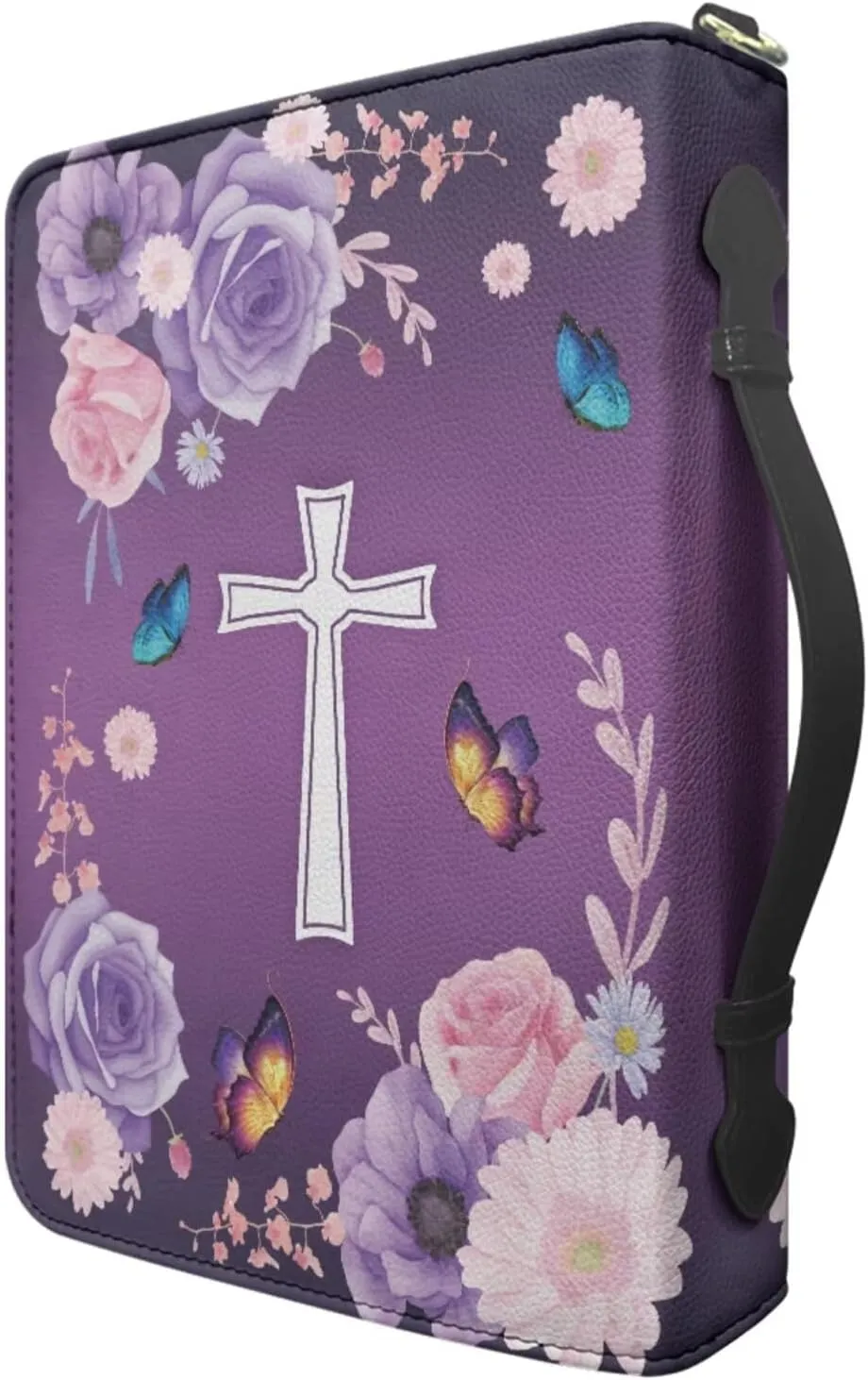Large Bible Cover Case For Women Men Leather Bible Case With Bookmark Church Bag Book Carrying Case