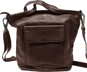 Latico Leathers Bianca Leather Tote Bag for Women (Brown) - Made From 100% Authentic Leather Handcrafted by Artisans - Top Handle Crossbody Bag Versatile Women Purses and Handbags for Work & School