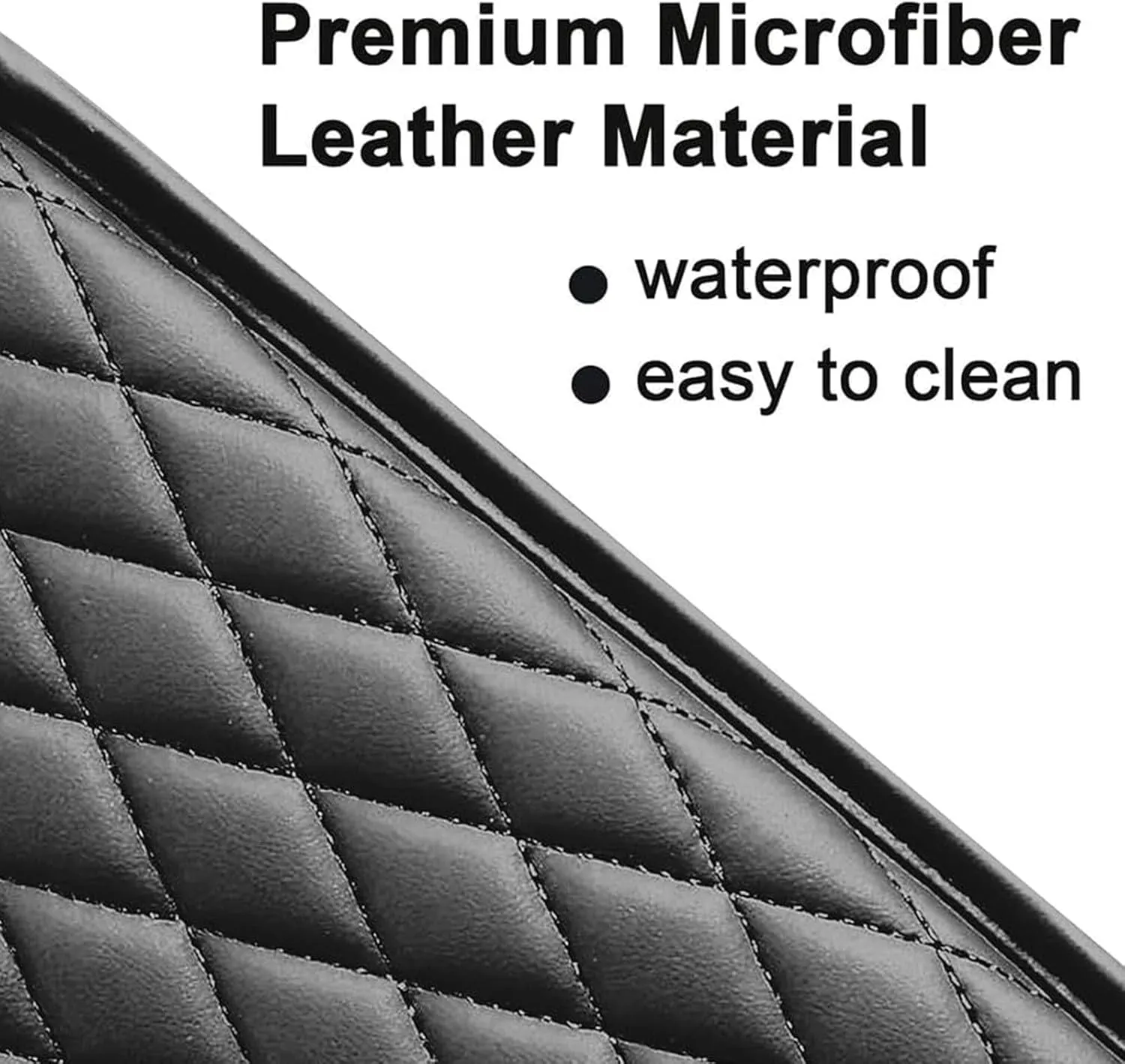 Leather Car Center Console Cover for Seat Ateca FR Facelift, Universal Car Armrest Cover Protector 2 Storage Bags Waterproof Anti Scratch Interior Accessories, Red
