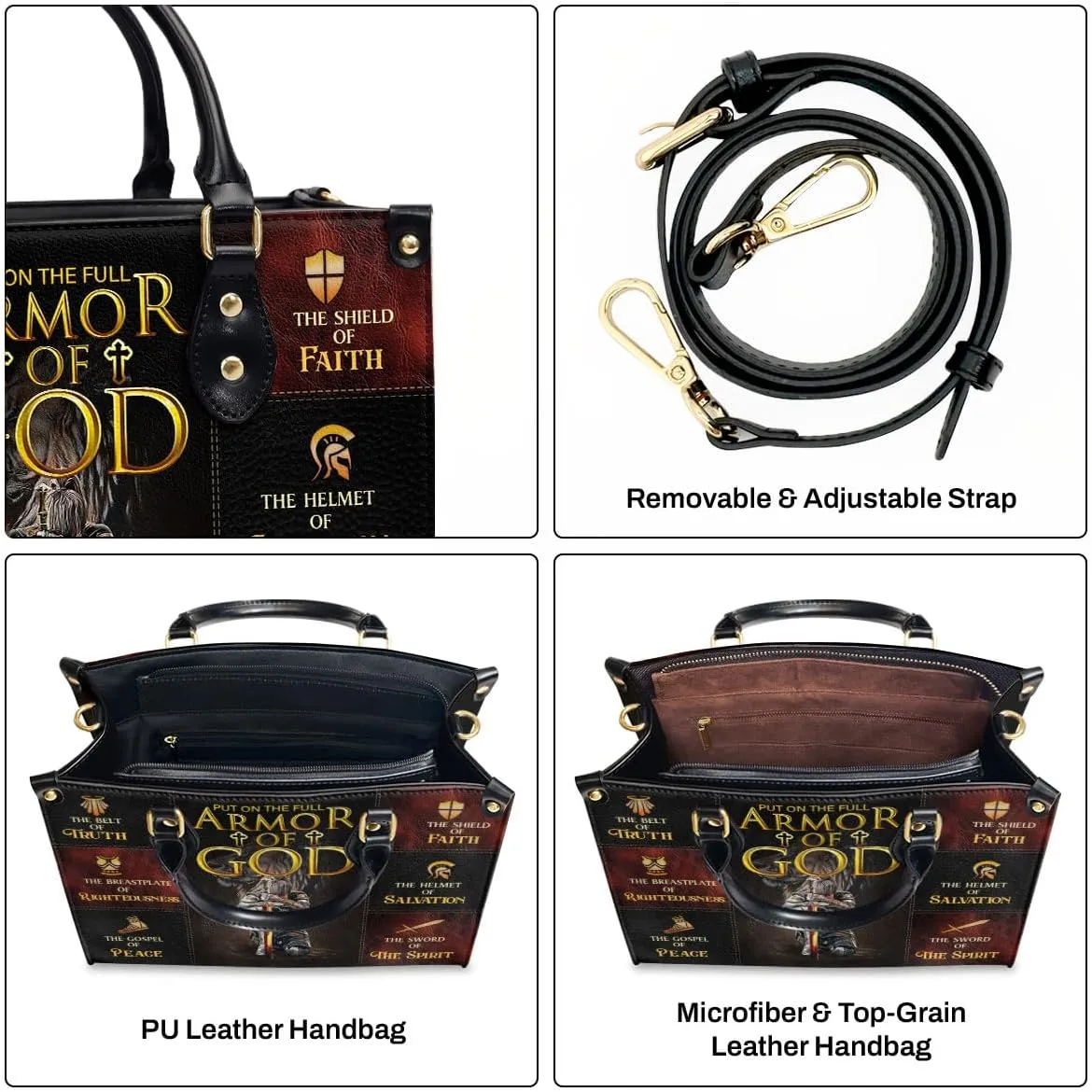 Leather Handbags - Bible Bags, Religious Bag - Christian Gifts