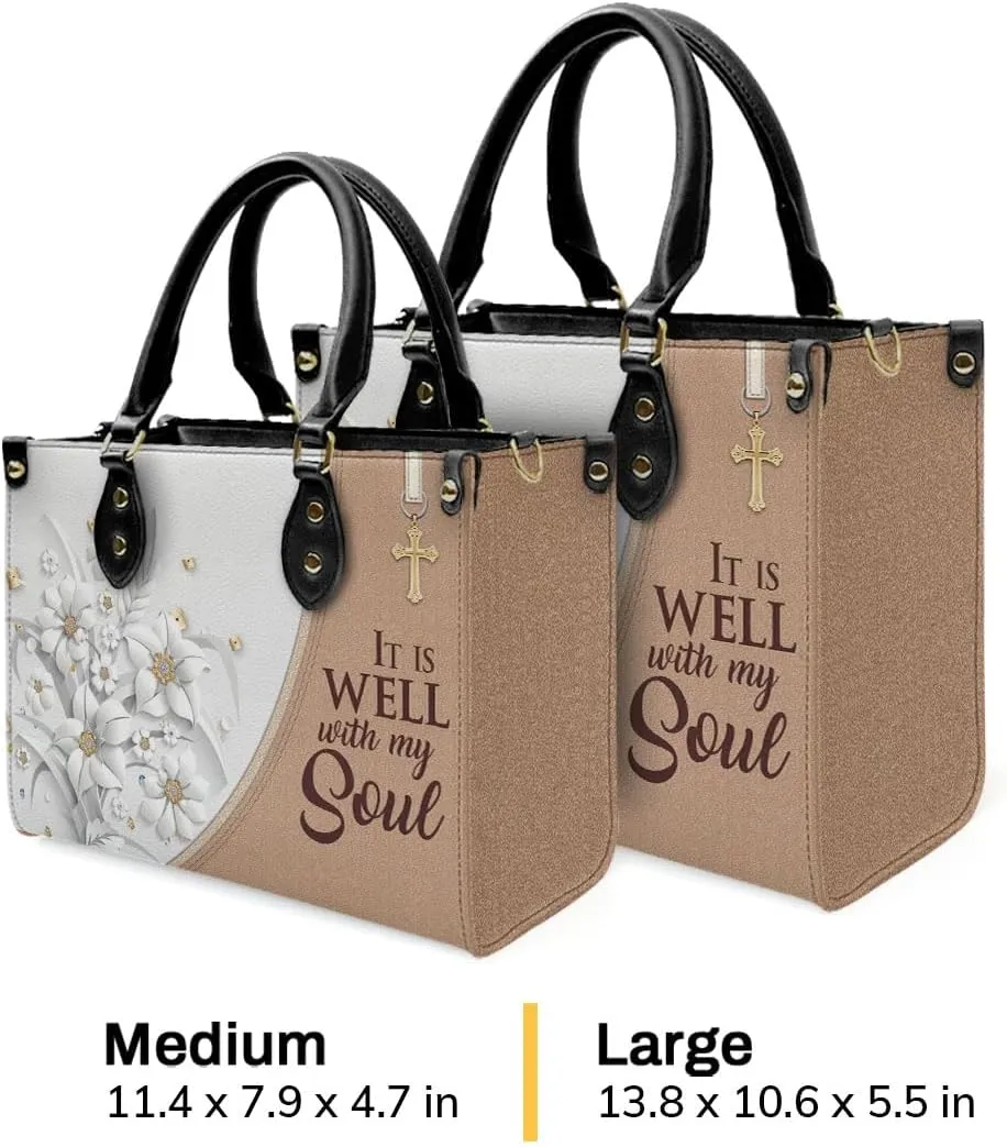Leather Handbags For Women - Bible Bags, Religious Bag - Christian Gifts For Women - Mothers Day Gifts
