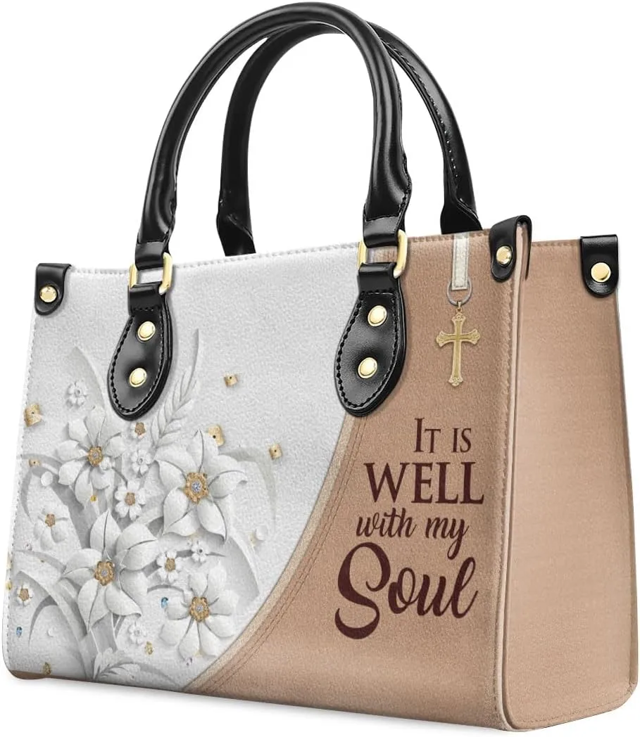 Leather Handbags For Women - Bible Bags, Religious Bag - Christian Gifts For Women - Mothers Day Gifts
