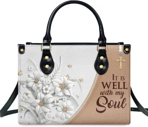 Leather Handbags For Women - Bible Bags, Religious Bag - Christian Gifts For Women - Mothers Day Gifts