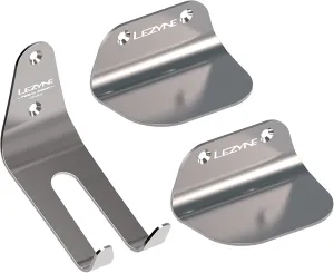 Lezyne Stainless Pedal Hook Silver, 3 Psc Set