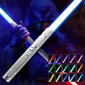 Light Up Swords Saber with Metal Hilt for Kids and Adults,Boys Sword Toys for Halloween Dress Up Party, Xmas Present,Galaxy War Fighters and Warriors