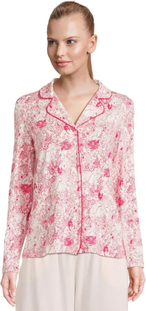 Lilly Pulitzer Women's Pj Knit Long Sleeve Button-up Top