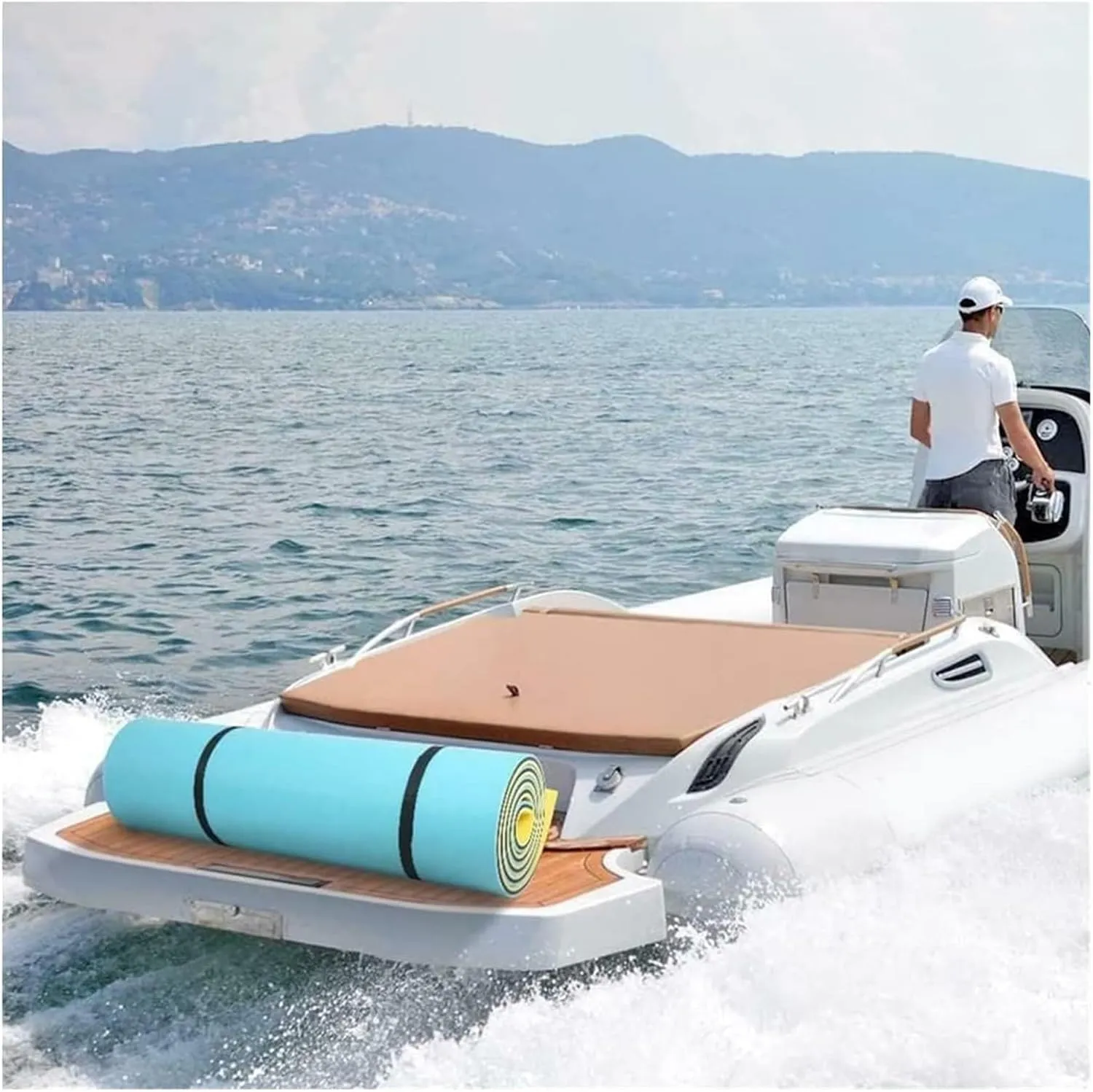 Lily Pad Floating Mat,Floating Water Mat, Lily Pad, Bouncy Tear-Resistant 3-Layer XPE Foam, Roll-Up Floating Island River Rafts for Pool Lake Ocean Boat for Adults