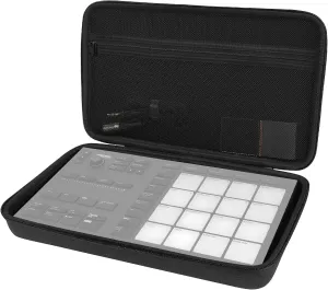 Linkidea Hard Shell Case Compatible with Native Instruments Maschine Mikro Mk3 Drum Controller, Protective Hard Shell Travel Carrying Bag (Grey)
