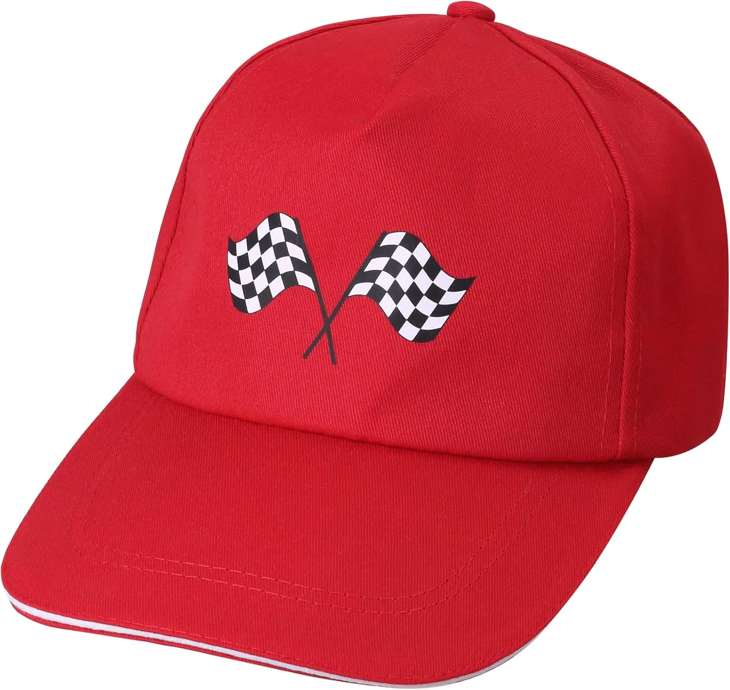 LMYOVE Boy Race Car Driver Cost Girl Kids Racer Jumpsuit with Car Cap Flag Medal Halloween Racing Suit Role Play