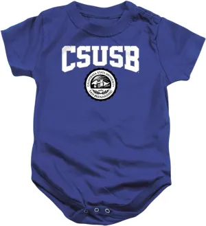 LOGOVISION California State University, San Bernardino Collegiate Seal Unisex Infant Snap Suit for Baby