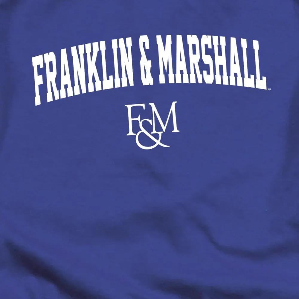 LOGOVISION Franklin & Marshall College One Color Arched Unisex Infant Snap Suit for Baby
