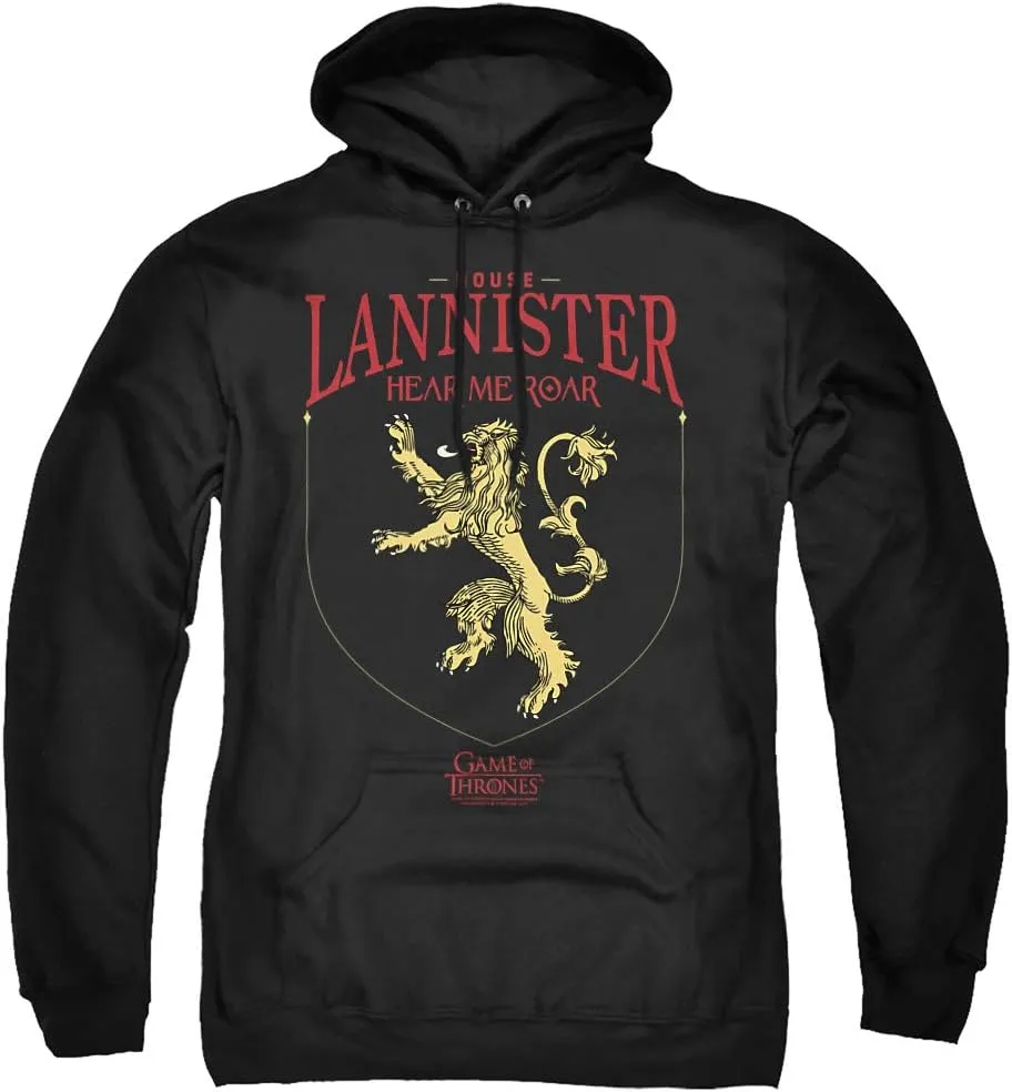 LOGOVISION Game of Thrones House Targaryen Sigil Unisex Adult Pull-Over Hoodie