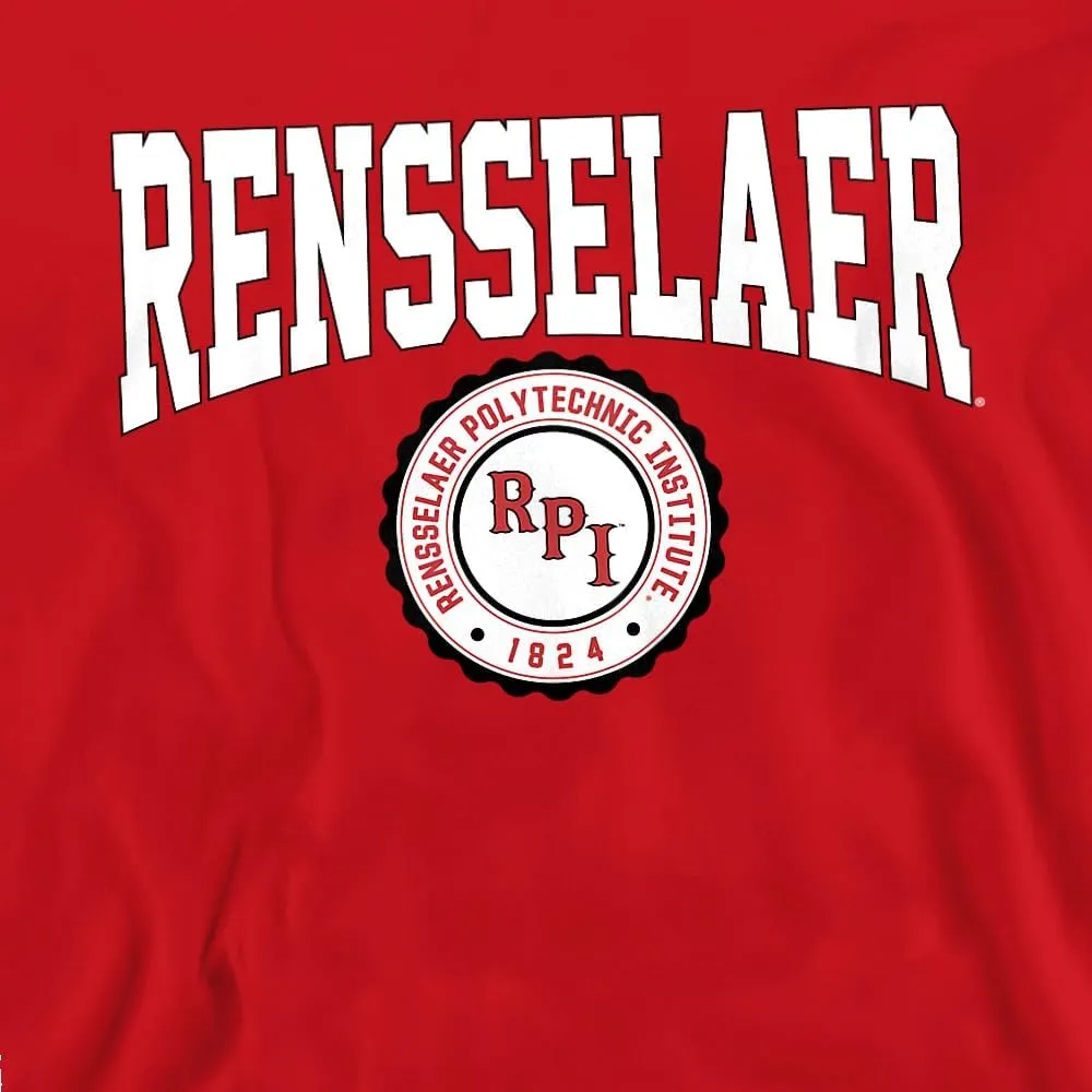 LOGOVISION Rensselaer Polytechnic Institute Collegiate Seal Unisex Adult Crewneck Sweatshirt