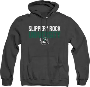 LOGOVISION Slippery Rock University Official Stacked Unisex Adult Pull-Over Hoodie